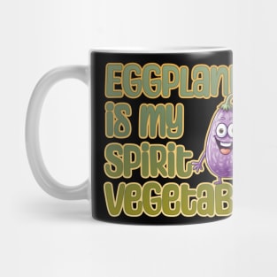 Eggplant is My Spirit Vegetable Mug